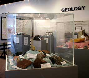 Geology Exhibit at Museum of the Middle Appalachians, photo by Mike Pierry, Jr.