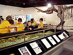 Students visit exhibits at Museum of Middle Appalachians
